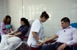 Andreea Marin Banica Dragos Bucurenci doneaza sange