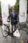 Zsolt Kerestely și bicicleta Cicloteque