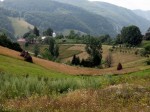 Muntii Trascaului (Apuseni) Brădeștiul văzut de sus