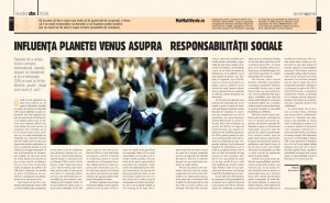 Dragos Bucurenci Influenta planetei Venus asupra responsabilitatii sociale