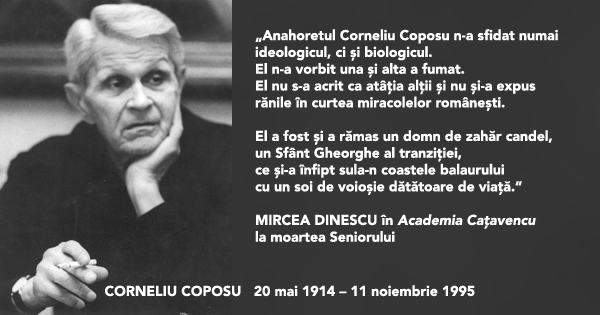 Mircea Dinescu despre Corneliu Coposu